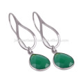 Onyx in Green Solid Silber Ohrringe für Frauen zum besten Preis gemacht